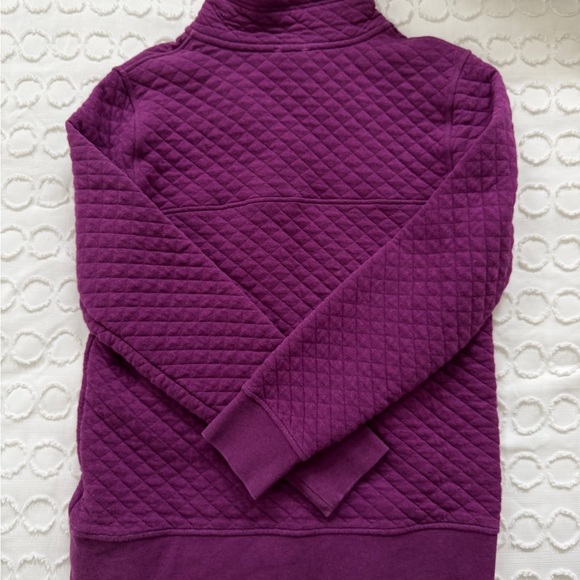 Patagonia Women’s Quilted Snap-T Pullover - Geo Purple with Slate Trim, Small - Picture 3 of 7